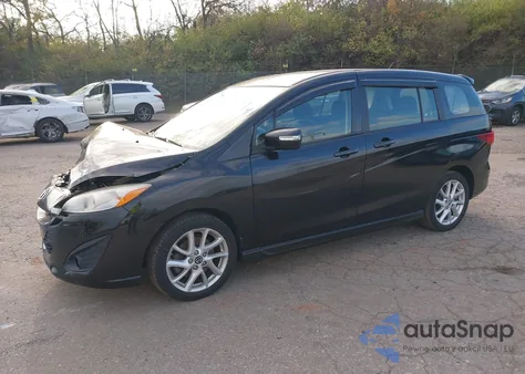2014 Mazda Mazda5 Touring из США, поврежденный, VIN JM1CW2CL1E0166855